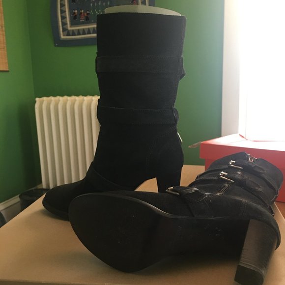 J Crew Miller high heel motorcycle boots - Picture 5 of 5